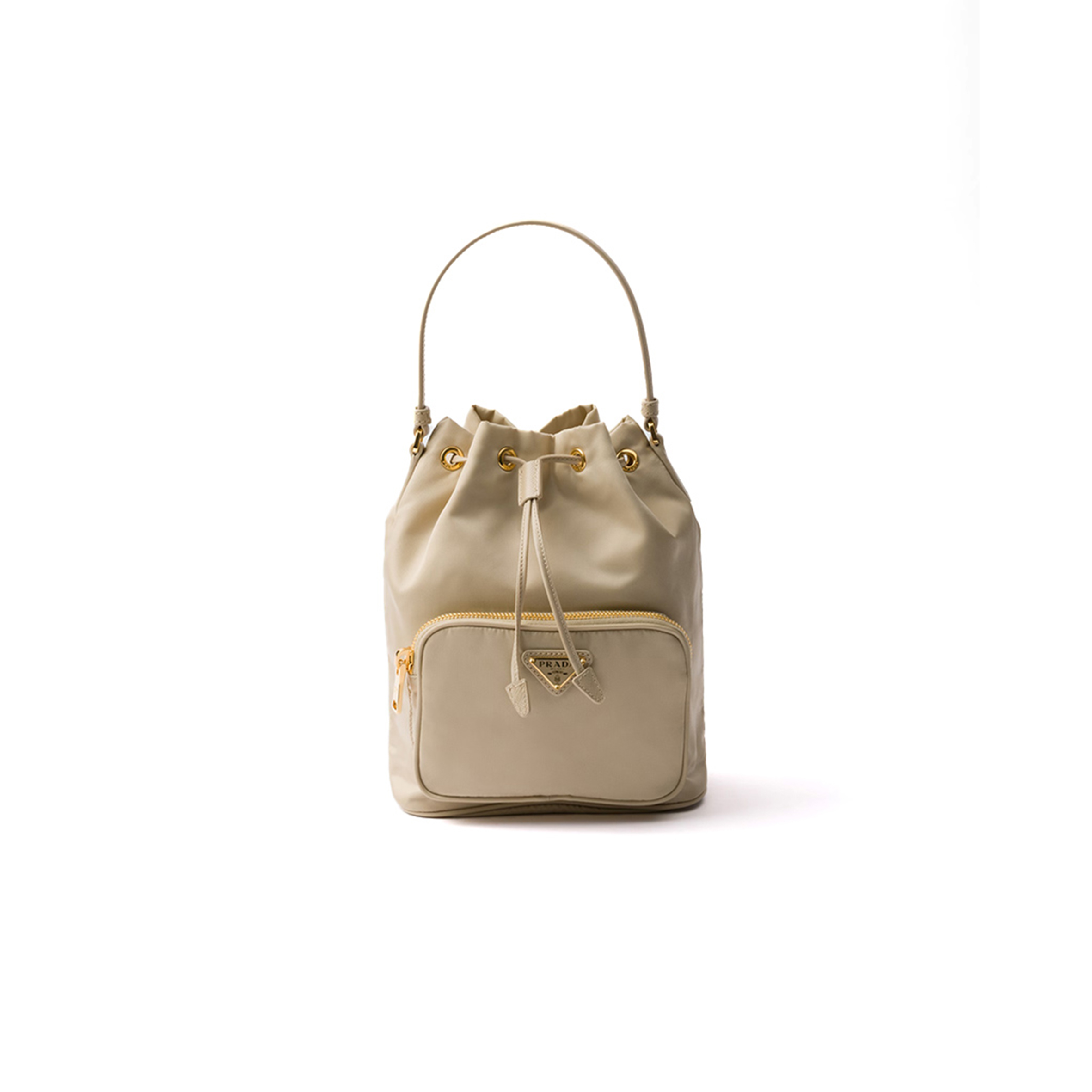 PRADA DUET RE-NYLON BUCKET BAG 1BH038 (22.5*17.5*12cm)